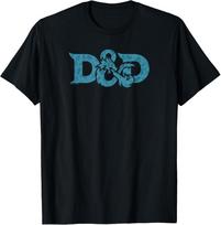 Dungeons and Dragons DnD Official Icons Logo T-Shirt S įvairiaspalvis