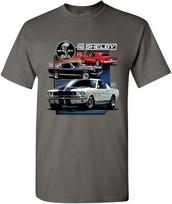 Ford Mustang Shelby GT350 GT500 T-Shirt American Muscle Cars Mens Tee Shirt S įvairiaspalvis