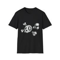 Pirate Skull And Crossbones T-Shirt Gift Black Tee S įvairiaspalvis