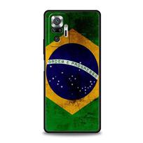 Phone Case For Xiaomi Redmi Note 14 13 12 Pro Plus 5G 9S 9 10 11 4G 14C 13C 12C 10C 9C 9A Soft Cover Large Brazil Flag Redmi Note 13 Pro 5G
