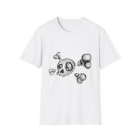 Pirate Skull And Crossbones T-Shirt Gift Tee S įvairiaspalvis