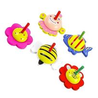 Cartoon Wooden Gyro Toy Set 15Pcs for Kids