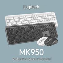 Logitech MK950 Dual-Mode Wireless Keyboard and Mouse Combo