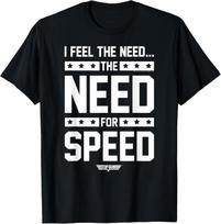 Top Gun The Need for Speed Type Retro 80's Action Movie T-Shirt S įvairiaspalvis