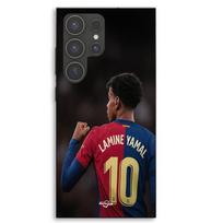 Coque - MANIACASE - Samsung Galaxy S23 Ultra - Lamine Yamal n°10 - FC Barcelone - Silicone TPU juoda