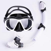 Houba Snorkeling Mask & Full Dry Snorkel Set balta