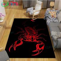 Beautiful Constellation Scorpion Carpet Living Room Bedroom Bedside Mat Fashion Floor Mat Area Rug Door Mat  Bedroom Decoration 40x60cm