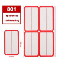 Various Models of Office Self-adhesive Label Paper Oral Paper Self-adhesive Label Stickers Handwritten Price Paper Name Stickers