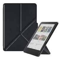 Auto Wake/Sleep e-Reader Case Multi-folding Stand Universal N367 Smart Cover PU Leather for Rakuten Kobo Clara Colour BW 2024 juoda