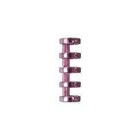 2PCS 5hole Loose-leaf Binder Ring Notebook Spring Spiral Rings Binder Strip Buckle Clip Binding Clip School Supplies Stationery