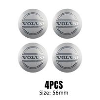 4 vnt. 56/60 mm Automobilio ratų centrinių dangtelių lipdukai Stebulių dangtelių lipdukas Volvo Rdesign AWD C30 C70 S40 S60 S70 S80 S90 V40 V50 V60 V70