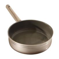 Joyoung Non-Stick Frying Pan, with Titanium Ceramic Coating, PFOA-Free Healthy Breakfast Steak And Egg Pan, 24cm without Lid smėlis
