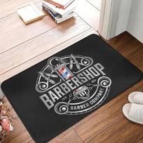 Barber Shop Sign Entrance Doormat Decor Non-Slip Welcome Mats for Home Kitchen Washable Bathroom Floor Mat Balcony Rugs 40x60cm