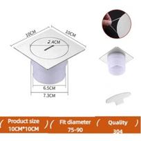 Anti-odor Square Shower Drain Stainless Steel Bathroom Drainage Durable Floor Drains  Laundry Floor Small