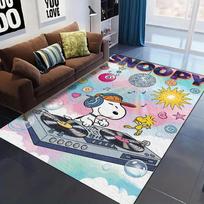 Peanuts komiksų skalbiamas neslystantis kilimas didelis grindų kilimėlis miegamojo namų dekoras LXR167 60x90cm gray