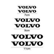 6 vnt./rinkinys automobilio padangų suporto dangtelio lipdukų stiliaus dekoravimas vinilo automatinis ratų stabdžių dangtelis, skirtas „Volvo V40 S40 S60 XC60 XC90“ 6Pieces juoda