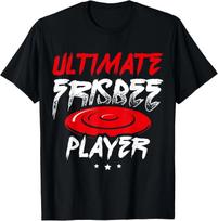 Funny Frisbee Design Ultimate Frisbee Player T- Shirt S
