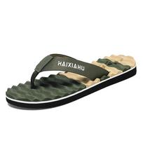 Classic Men'S Slippers Soft Anti-Slip Wear-Resistant Massage Soles Flip-Flops Men'S Summer Indoor Bathroom Garden Slippers 45 46 40