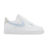 Nike Air Force 1 Low White Light Armory Blue Mini Swoosh (Women's) 38.5