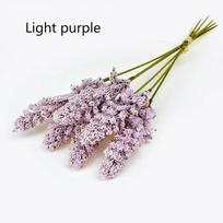 6Pcs Artificial Breath Flowers Foam Berry Spike Fake Vanilla Flower Faux Bouquet for Wedding Party Indoor Hanging Home Decor (as the picture,6Pcs)