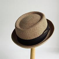 Vyriška kepurė  Pork Pie  Vintažinė Britiška Trilby šiaudinė kepurė Fedora Kvėpuojanti Paplūdimio Kepurė nuo Saulės Rankų darbo Austa Šiaudų Panama kepurė Kubietiška Kelioninė Kepurė 56-58cm