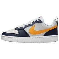 Nike Court Borough Low Recraft GS Obsidian University Gold Kids Sneakers Blue Phantom-Grey White HJ3482-071 36