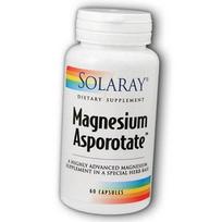 Magnesium Aspartate, Magnesium Asporotate, Solaray (36411050) 60vcaps