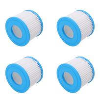 4 vnt. SPA filtro kasetė 104 mm išorinis skersmuo 52 mm vidinis skersmuo 80 mm aukštis priedų rinkinys siurbliui baseinui