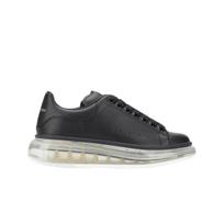 (w) Alexander Mcqueen Oversized Sneakers Clear Sole Black EU 35W