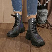 In Winter Round Headed Sexy Midsole Riding Boots Fashionable New Anti Slip And Comfortable Thick Soled Women'S Shoes 35