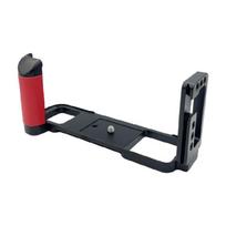 Camera Hand Grip L Bracket Quick Release Plate For  GFX 50R Camera Cold Shoe Mount And Sturdy Designing raudona