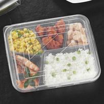 Churong 5-Compartment Disposable Lunch Boxes 100 Count