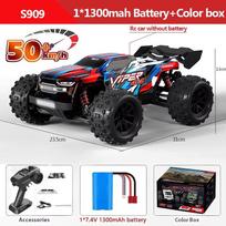 2024 m. Nauja 1:16 4WD RC Car 50-70KM/H Nuotolinio valdymo automobiliai Elektriniai didelės spartos be šepetėlių 2,4 G nuotolinio valdymo pultas Drift Monster Truck žaislai Dovana raudona