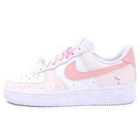 Nike Air Force 1 Slip Resistant Cushioning Abrasion Resistant Low top Skateboard Shoes Women's Pink White DD8959-100(Team25-XSC) 36.5