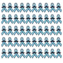 50Pcs Awareness Pins Blue Ribbon Brooch Pin For Women Healthcare Workers Decorative Lapel Pin For Clothing Embellishment 1