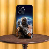 Ryu Hayabusa G-Gaiden Phone Case For iPhone 17,16,15,14,13,12,11,Pro,Max,Plus,X,XS,SE4,E,Mini,Soft Black Case iPhone17PRO