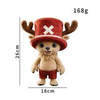 NAUJAS Anime ONE PIECE Tony Chopper pliušinis žaislas Anime One Piece suvenyrai Pliušiniai žaislai Lėlė Animacinis OP Minkšta kimšta lėlė Vaikų dovana