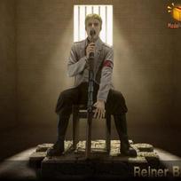 Ataka prieš Titaną: Shingeki no Kyojin Reiner Braun Kėdės Scena Figūrėlė Pistoletas Burnoje Pozoje Anime Kolekcionuojama Statulėlė Žaislai Mielos Dovanos No box
