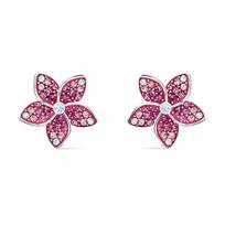 Swarovski Tropinės gėlės Rodžiu padengti auskarai Moteriški auskarai Rožiniai 5519254 Pink