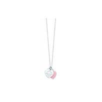 Tiffany & Co. Širdies pakabukas 925 sidabro emalio karoliai Moteriški karoliai 60014128 Box