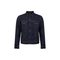 Levis džinsinė striukė su kišenėmis vyriška viršutinė apranga tamsiai mėlyna 72334-0557 M