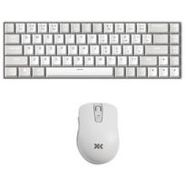 Lenovo K1S Silent Wireless Keyboard & Mouse Combo mėnulio baltumo spalva