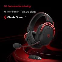 Edifier HECATE G5 Tri-Mode Gaming Headset juodai-raudona spalva