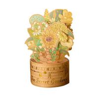Premium 3D Design Pop-Up Flower Card Pop-Up Flower Bouquet Flora Card Premium Quality 3D Greeting Card Mothers Day