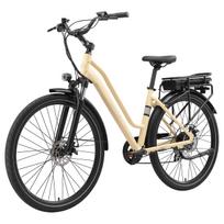 MAXTRON urban7 36V 12.8Ah Urban Electric Bicycle,27.5-inch wheels,250W power,with a maximum range of up to 60 km. smėlis