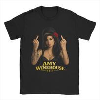 Amy Winehouse singer Printed T Shirt Unisex Women  Cotton  Tee Shirt Clothes S