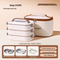 Multi-layer Insulated Microwavable Lunch Box