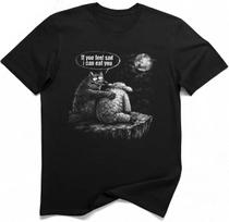 If You Feel Sad I Can Eat You Shirt Funny Wolf Sheep Sarcastic Dark Humor Animal Tee S įvairiaspalvis