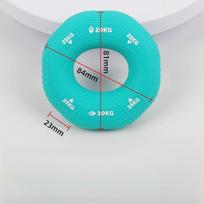 Hand Grip Strength Trainer Circle Adjustable Resistance 20KG 25KG 30KG Hand Exerciser for Home Fitness and Rehabilitation Therapy One Size žalia