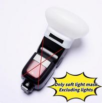 1Pcs Diffuser Bounce Dome Soft Silicone Flash Cap For GODOX Nikon Sony Olympus Fujifilm Panasonic Yongnuo Speedlite 1